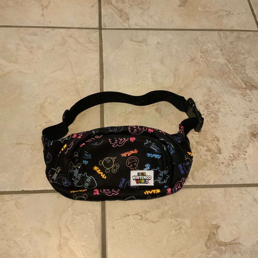 Super Nintendo world limited edition neon Fanny pack